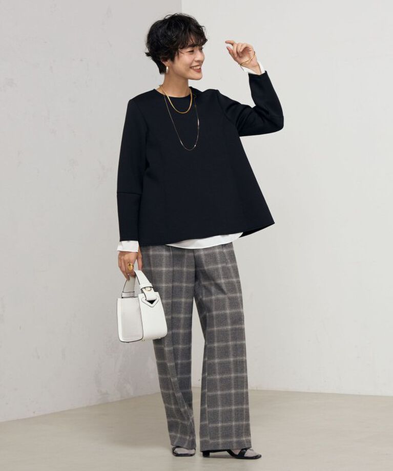 NOLLEY'S「ウォッシャブルエアボールフレアプルオーバーカットソー」|Tシャツ・カットソー|