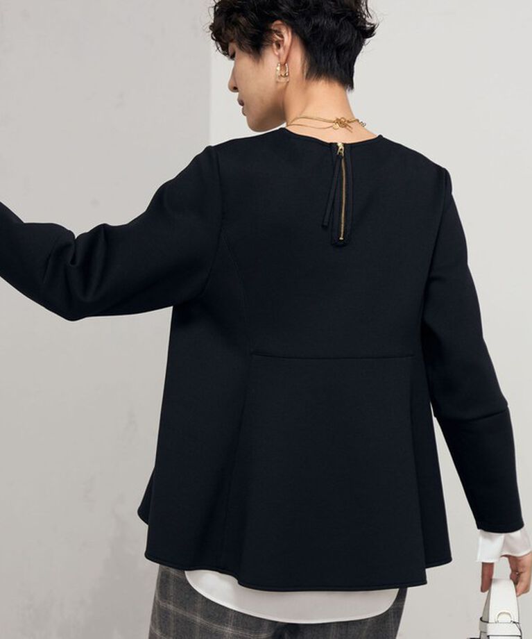 NOLLEY'S「ウォッシャブルエアボールフレアプルオーバーカットソー」|Tシャツ・カットソー|