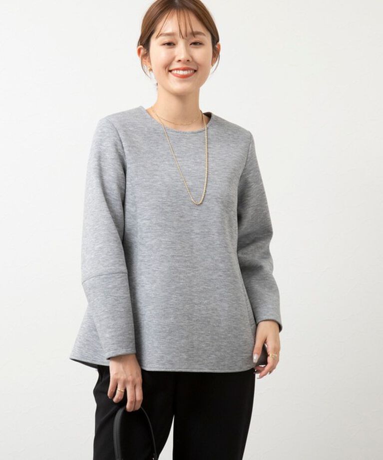 NOLLEY'S「ウォッシャブルエアボールフレアプルオーバーカットソー」|Tシャツ・カットソー|