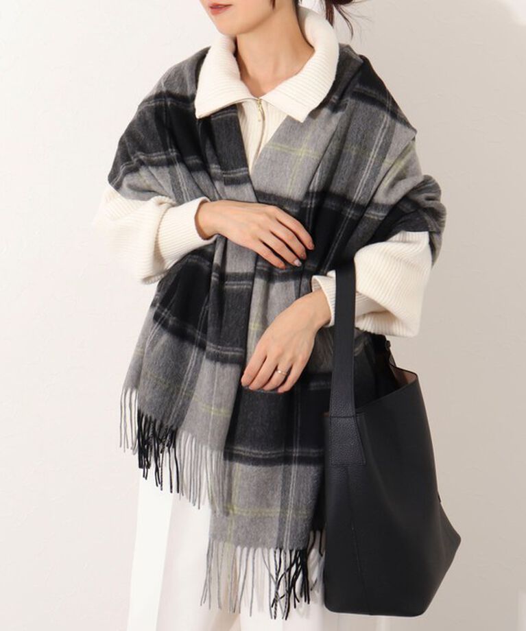 NOLLEY'S「◇【WEB限定カラーあり】カシミヤチェックストール」|ストール|