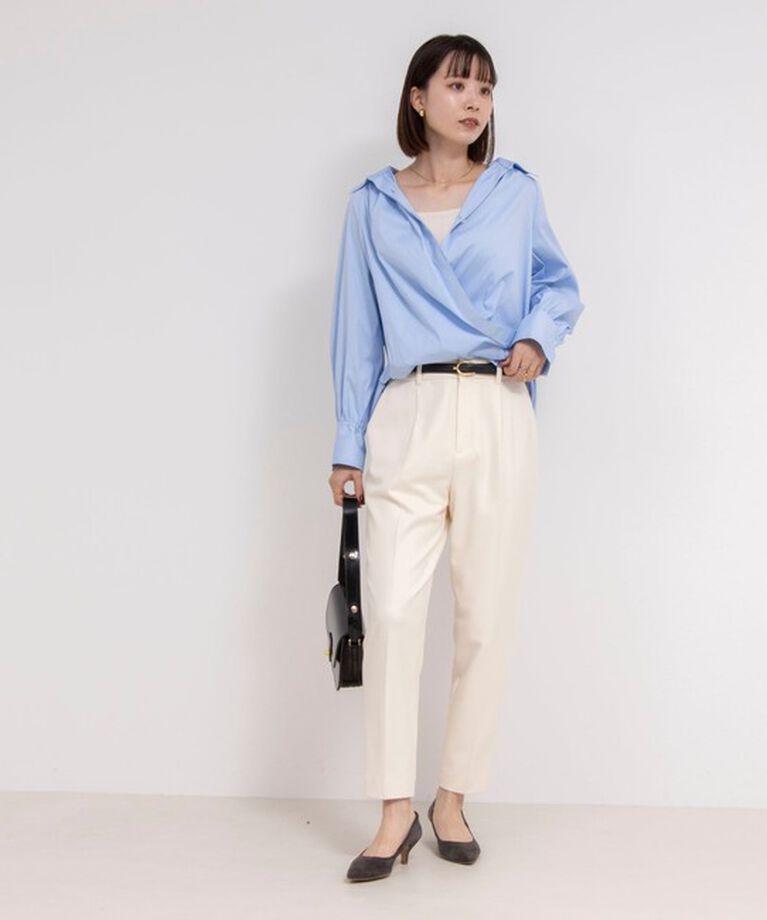 NOLLEY'S「ウォッシャブル裏起毛タックスリムパンツ」|その他|