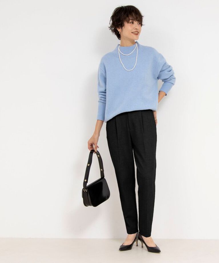 NOLLEY'S「ウォッシャブル裏起毛タックスリムパンツ」|その他|