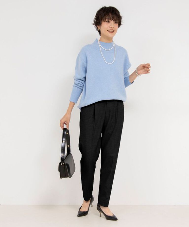 NOLLEY'S「ウォッシャブル裏起毛タックスリムパンツ」|その他|