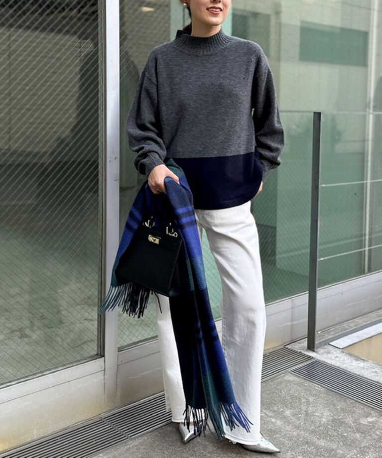 Rie Miller「【RM denim】スリットフレアハイウエストデニム」|デニム|