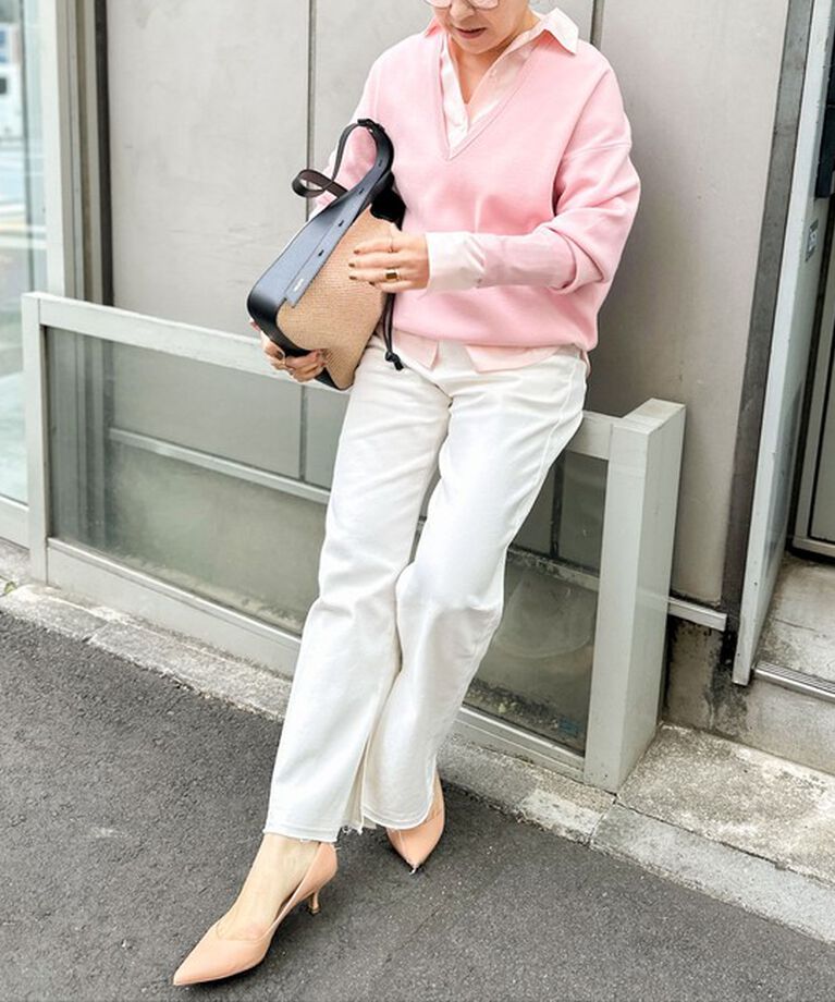 Rie Miller「【RM denim】スリットフレアハイウエストデニム」|デニム|