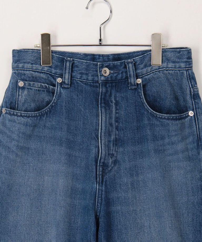 Rie Miller「【RM denim】スリットフレアハイウエストデニム」|デニム|