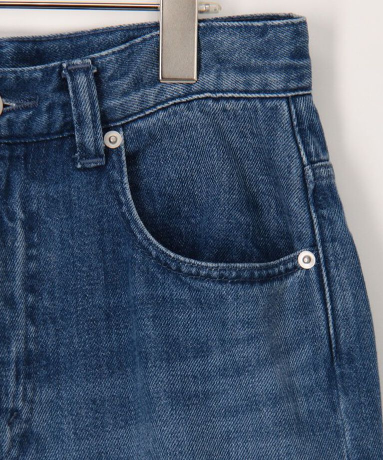 Rie Miller「【RM denim】スリットフレアハイウエストデニム」|デニム|