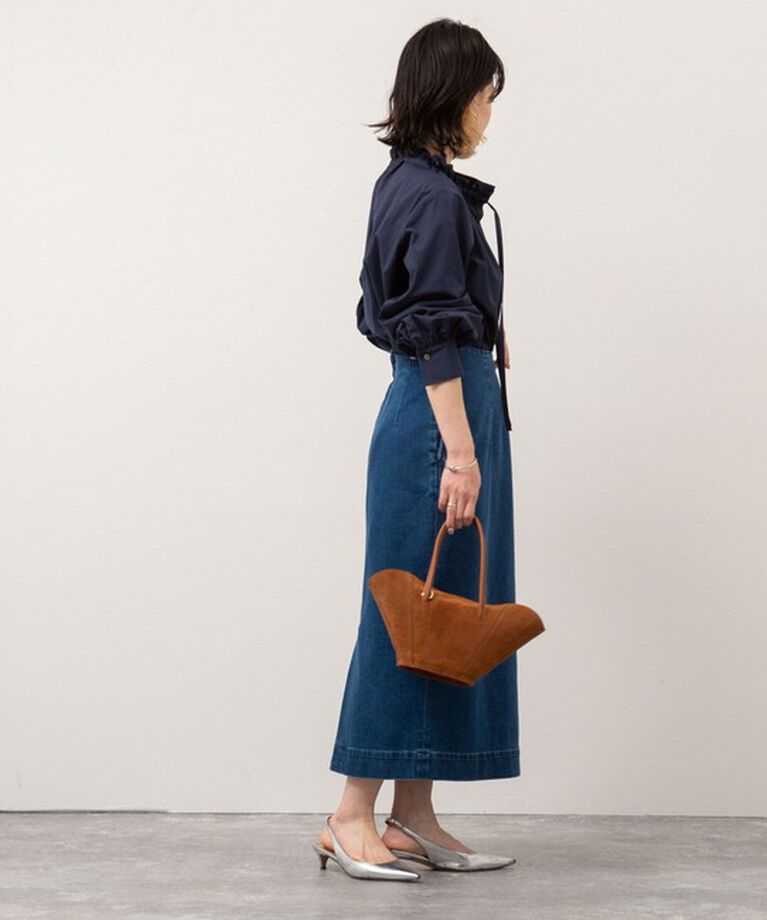 Rie Miller「【RM denim】スリットタイトデニムスカート」|タイト|