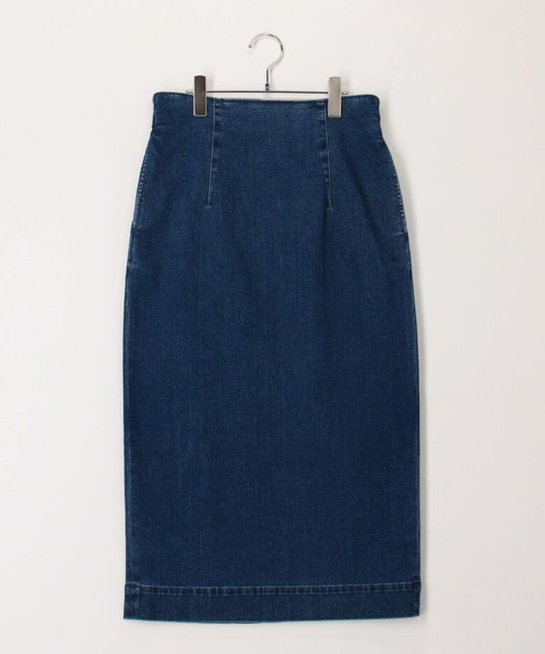 Rie Miller「【RM denim】スリットタイトデニムスカート」|タイト|