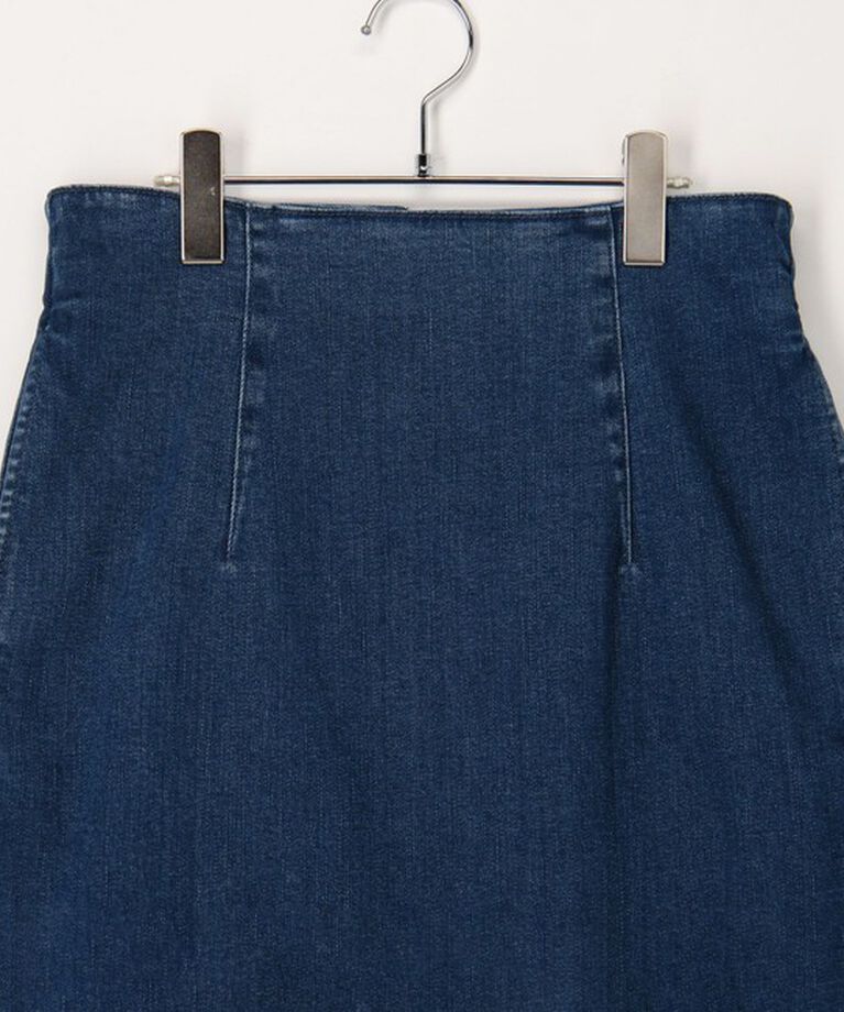 Rie Miller「【RM denim】スリットタイトデニムスカート」|タイト|