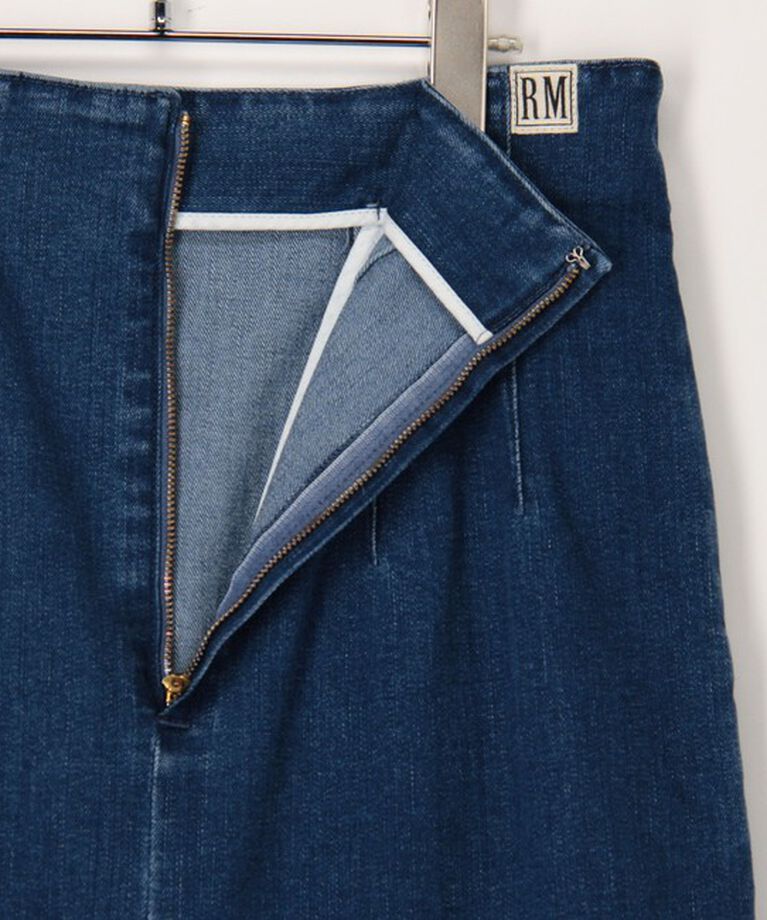 Rie Miller「【RM denim】スリットタイトデニムスカート」|タイト|