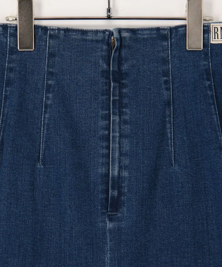 Rie Miller「【RM denim】スリットタイトデニムスカート」|タイト|
