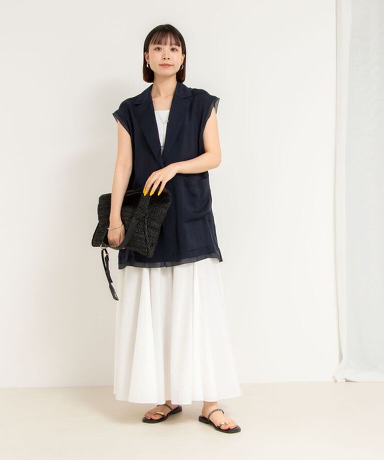 NOLLEY'S「【追加】《オールシーズン対応》ウォッシャブルヴィンテージタフタマチ入りマキシスカート」|スカート|