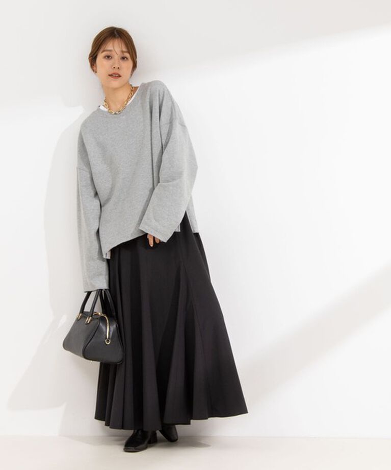 NOLLEY'S「【追加】《オールシーズン対応》ウォッシャブルヴィンテージタフタマチ入りマキシスカート」|スカート|