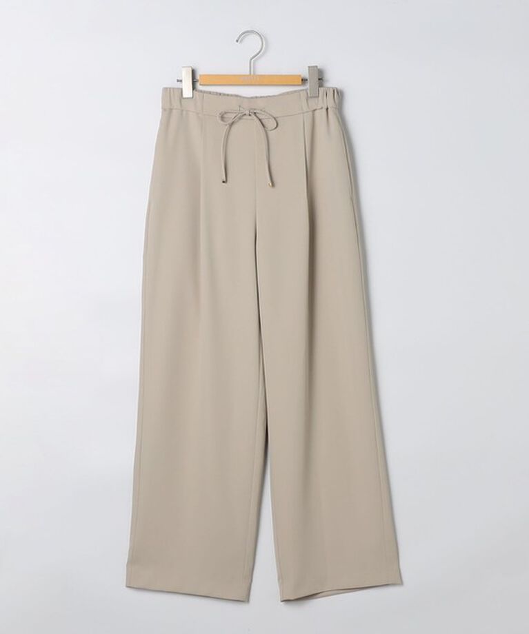 NOLLEY'S sophi「【追加】《オールシーズン対応》ウォッシャブルダブルクロスサテンイージーワイドパンツ」|その他|