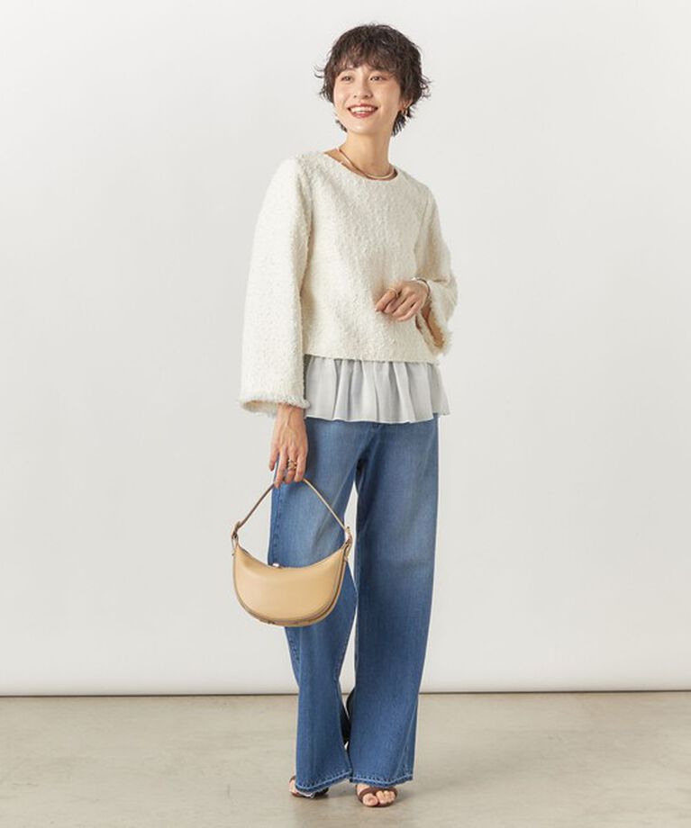 NOLLEY'S sophi「フラッグツイードレイヤードプルオーバーブラウス」|シャツ・ブラウス|