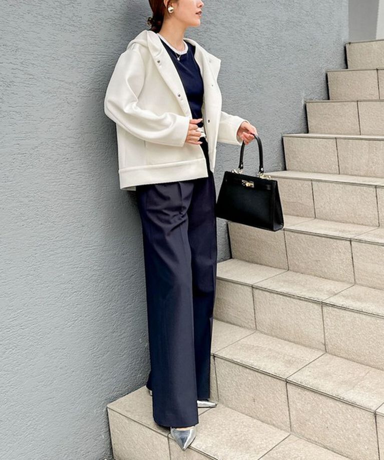 NOLLEY'S sophi「ウォッシャブル折り返しチノワイドパンツ」|その他|
