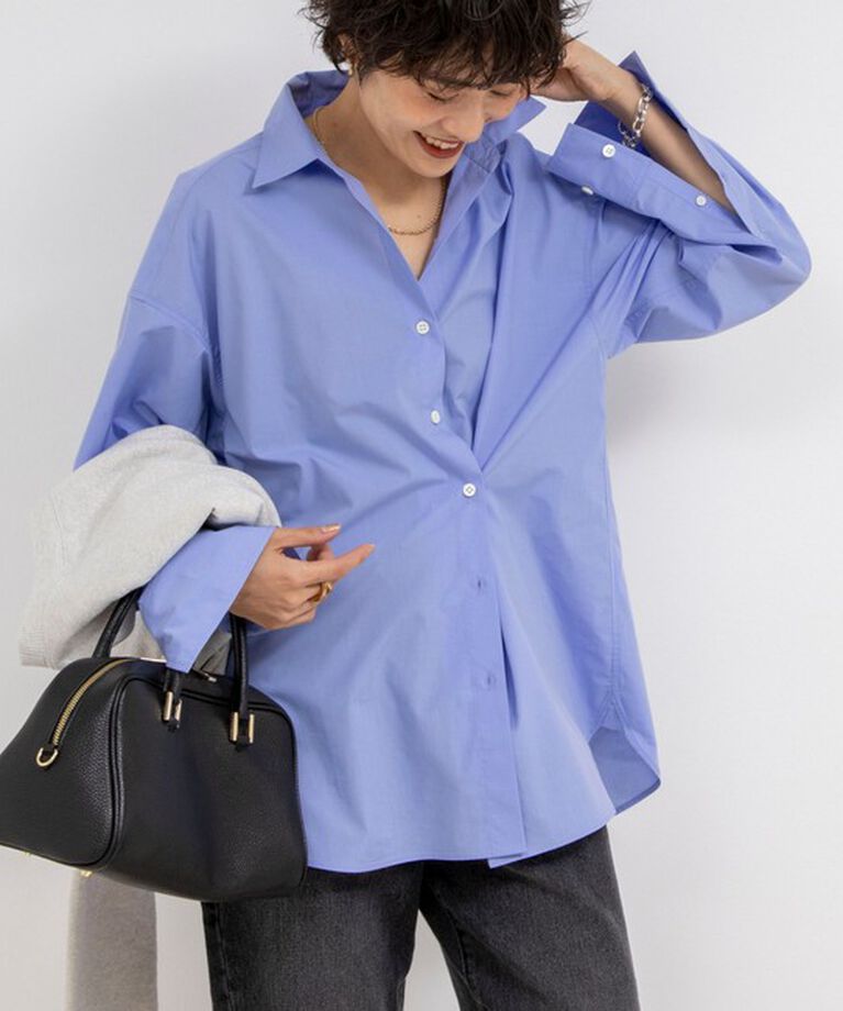 NOLLEY'S「MY STANDARD シャツ」|シャツ・ブラウス|サックス