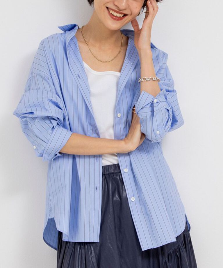 NOLLEY'S「MY STANDARD シャツ」|シャツ・ブラウス|ブルー系その他3