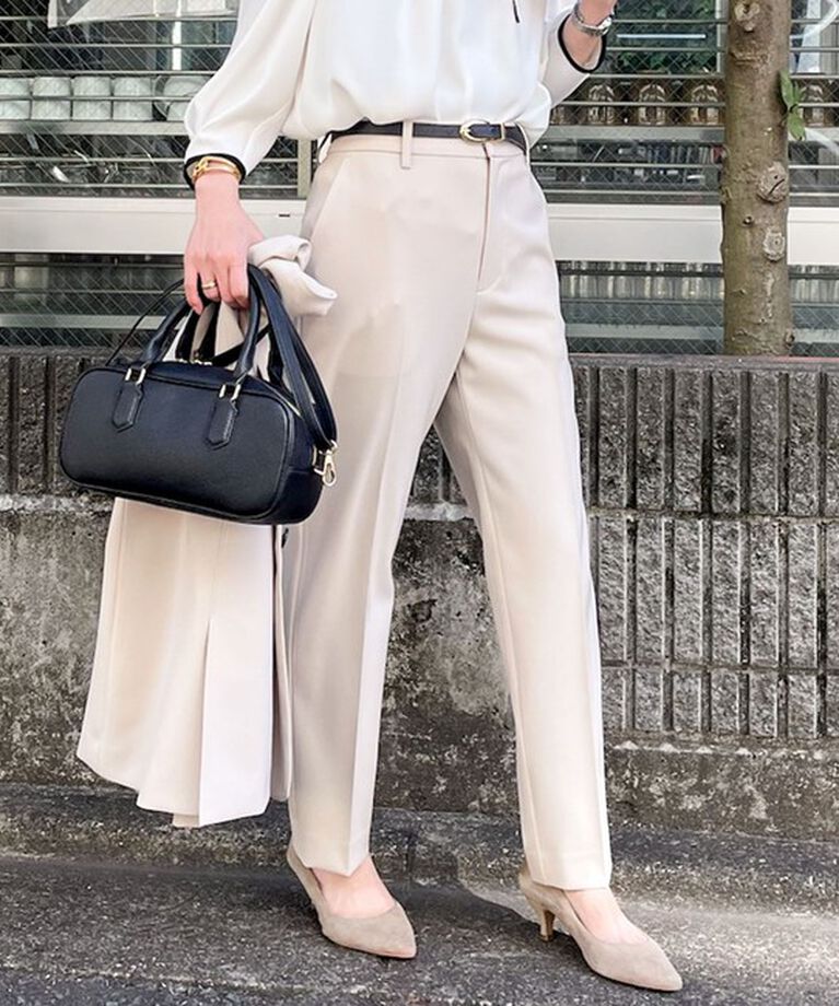 NOLLEY'S「《セットアップ対応》ウォッシャブルダブルクロススリムパンツ」|その他|
