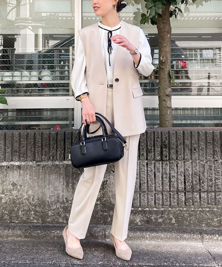 NOLLEY'S「《セットアップ対応》ウォッシャブルダブルクロススリムパンツ」|その他|