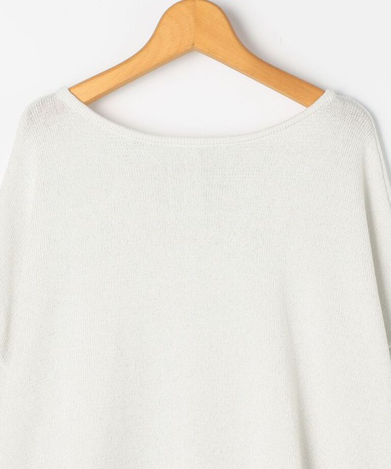 NOLLEY'S「《手洗い可能》ギマコットンヘンリー2WAYプルオーバーニット」|ニット・セーター|
