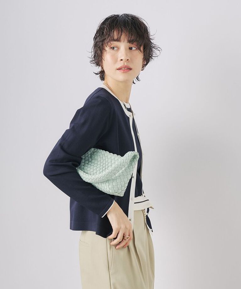 NOLLEY'S sophi「《アンサンブル対応》《手洗い可能》マルチファンクションクルーネックカーディガン」|カーディガン|
