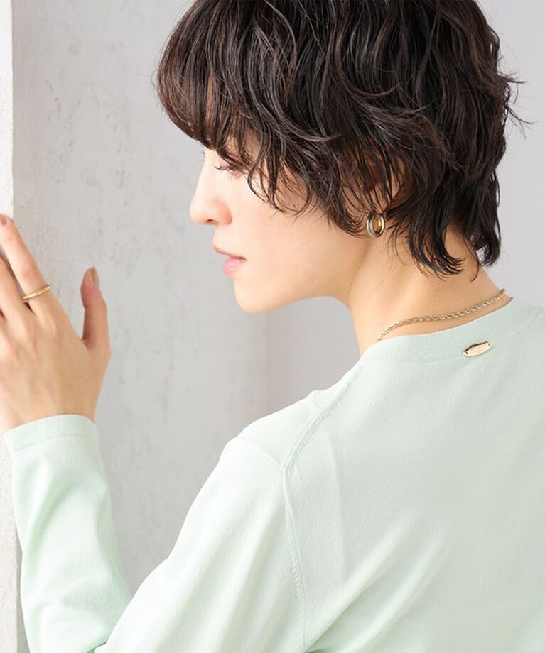NOLLEY'S sophi「《アンサンブル対応》《手洗い可能》マルチファンクションクルーネックカーディガン」|カーディガン|
