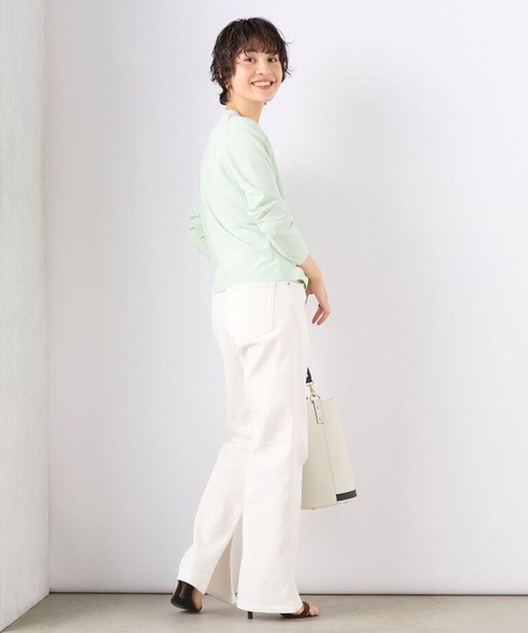 NOLLEY'S sophi「《アンサンブル対応》《手洗い可能》マルチファンクションクルーネックカーディガン」|カーディガン|