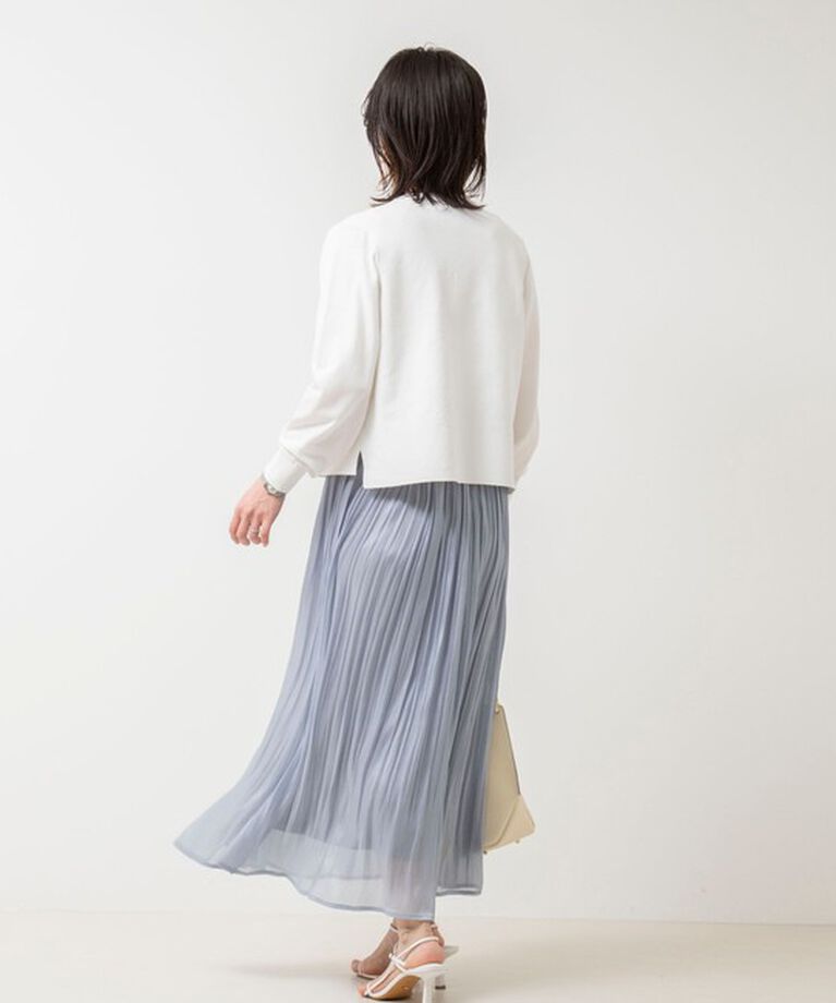 NOLLEY'S「《アンサンブル対応》《手洗い可能》コットンミラノリブカーディガン」|カーディガン|