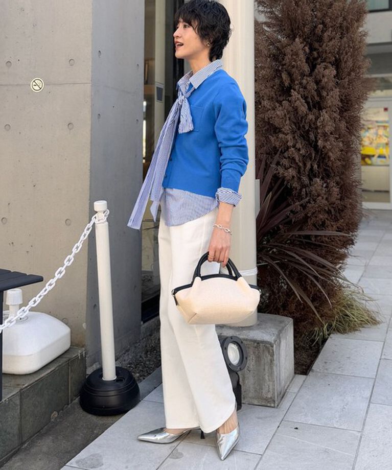 NOLLEY'S「《アンサンブル対応》《手洗い可能》コットンミラノリブカーディガン」|カーディガン|