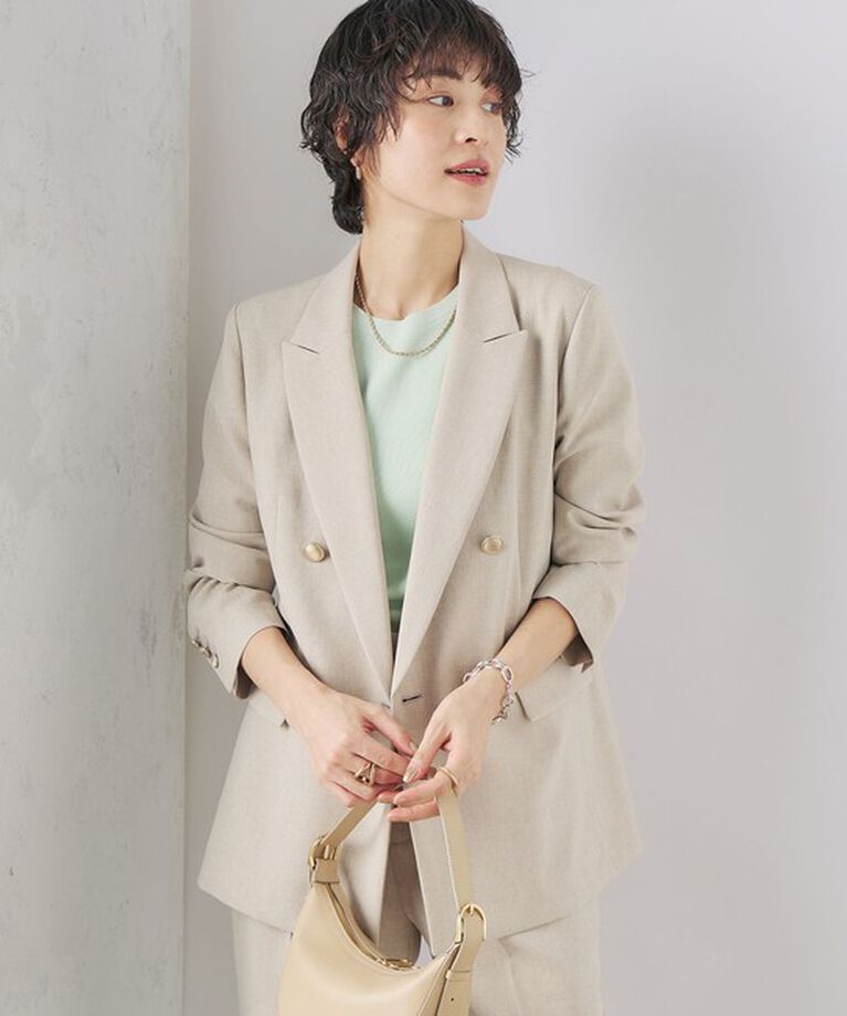 NOLLEY'S sophi「《セットアップ対応》ウォッシャブルドライダブルジャケット」|テーラードジャケット|