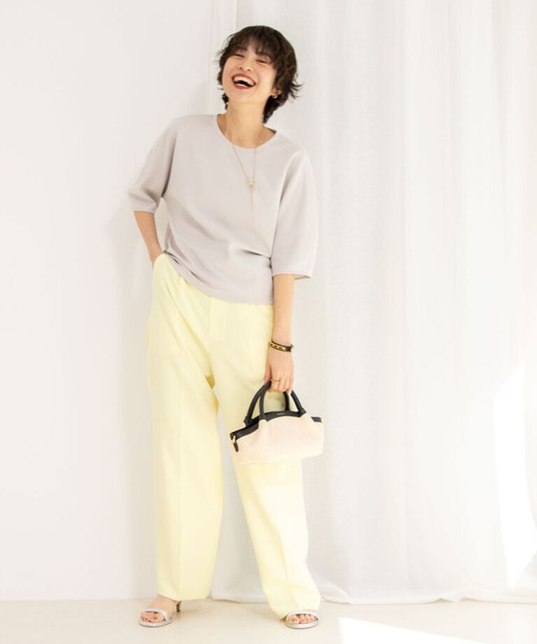 NOLLEY'S sophi「《セットアップ対応》ウォッシャブルドライワイドパンツ」|その他|