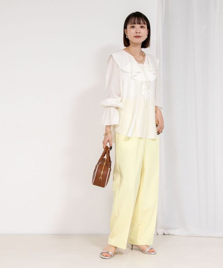 NOLLEY'S sophi「《セットアップ対応》ウォッシャブルドライワイドパンツ」|その他|