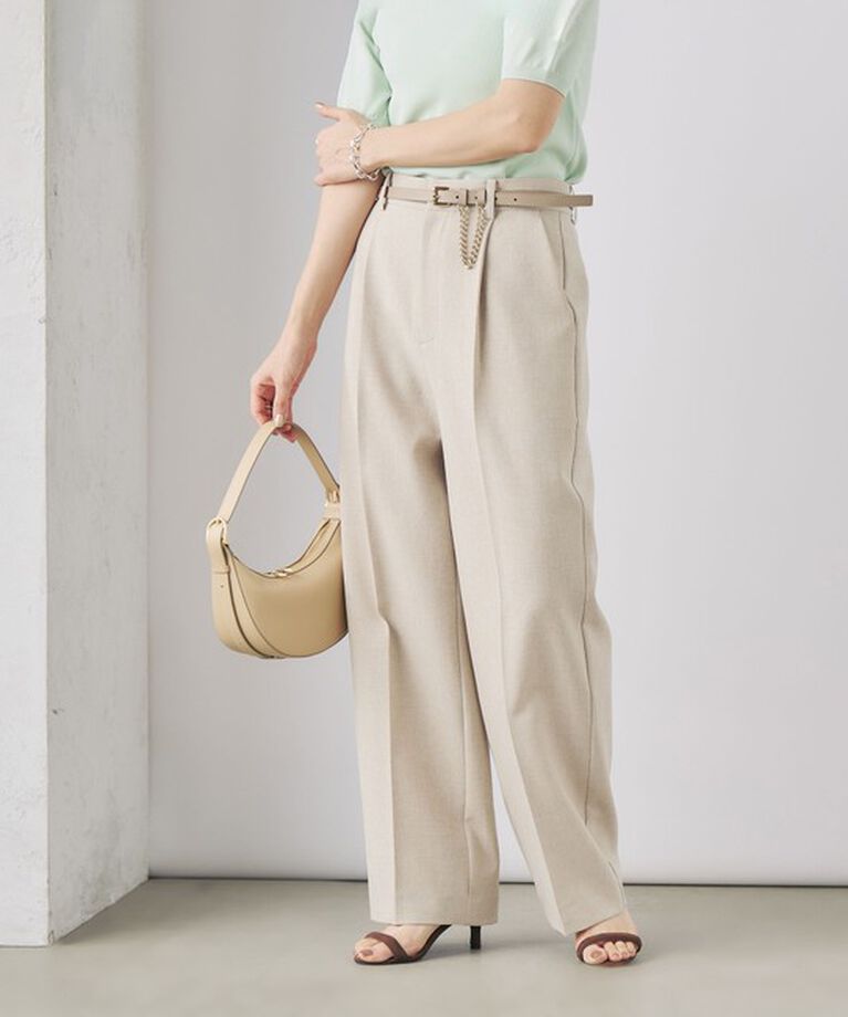 NOLLEY'S sophi「《セットアップ対応》ウォッシャブルドライワイドパンツ」|その他|