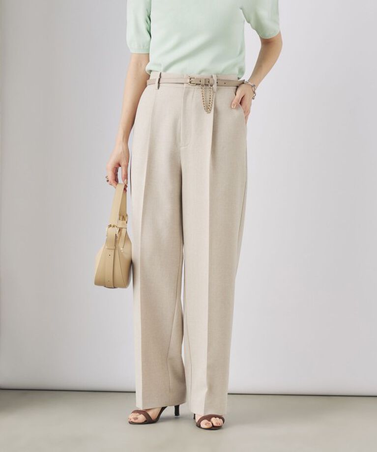 NOLLEY'S sophi「《セットアップ対応》ウォッシャブルドライワイドパンツ」|その他|