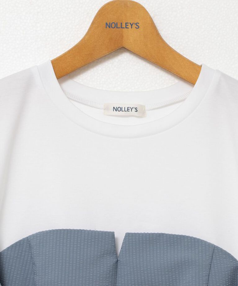 NOLLEY'S「【追加】◇【WEB限定】ビスチェ風コンビTシャツ」|Tシャツ・カットソー|