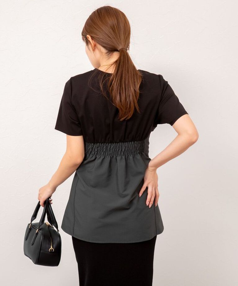 NOLLEY'S「【追加】◇【WEB限定】ビスチェ風コンビTシャツ」|Tシャツ・カットソー|
