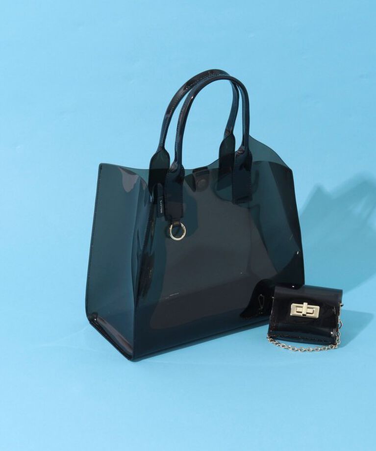 NOLLEY'S「PVCトート＆ミニバッグチャーム」|トートバッグ|