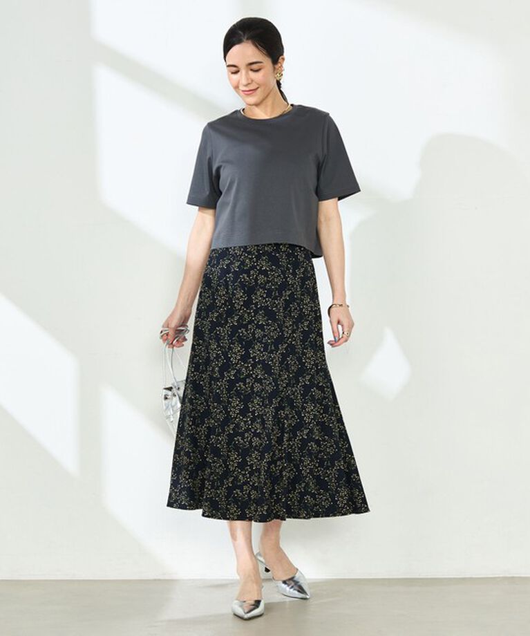 NOLLEY'S sophi「【汗染み防止/防シワ】W&W ショート丈Tシャツ」|Tシャツ・カットソー|