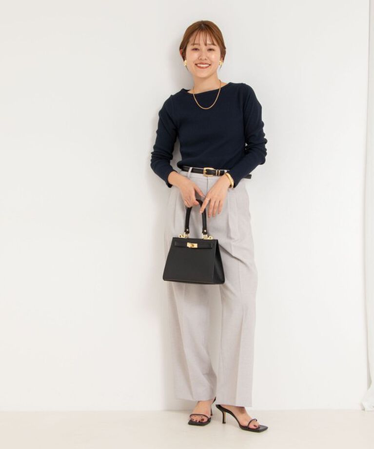NOLLEY'S sophi「《セットアップ対応》ウォッシャブルライトドライシャンブレーワイドパンツ」|その他|