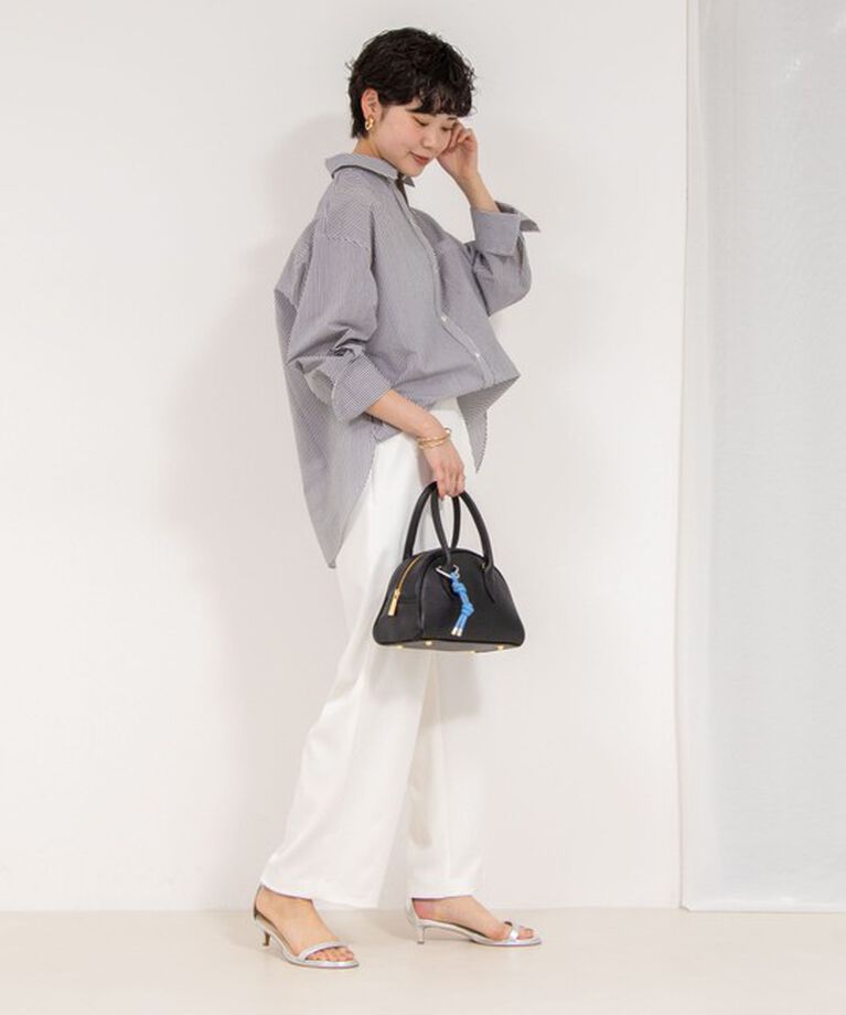 NOLLEY'S sophi「《セットアップ対応》ウォッシャブルツイルイージータックワイドパンツ」|その他|