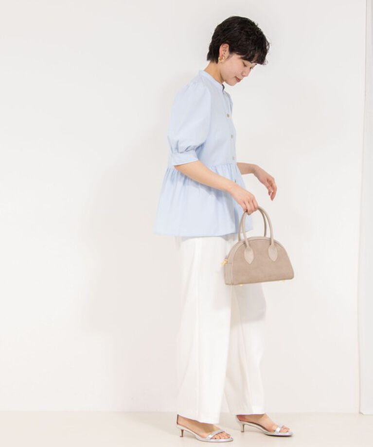 NOLLEY'S sophi「《セットアップ対応》ウォッシャブルツイルイージータックワイドパンツ」|その他|