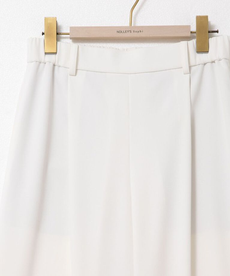 NOLLEY'S sophi「《セットアップ対応》ウォッシャブルツイルイージータックワイドパンツ」|その他|