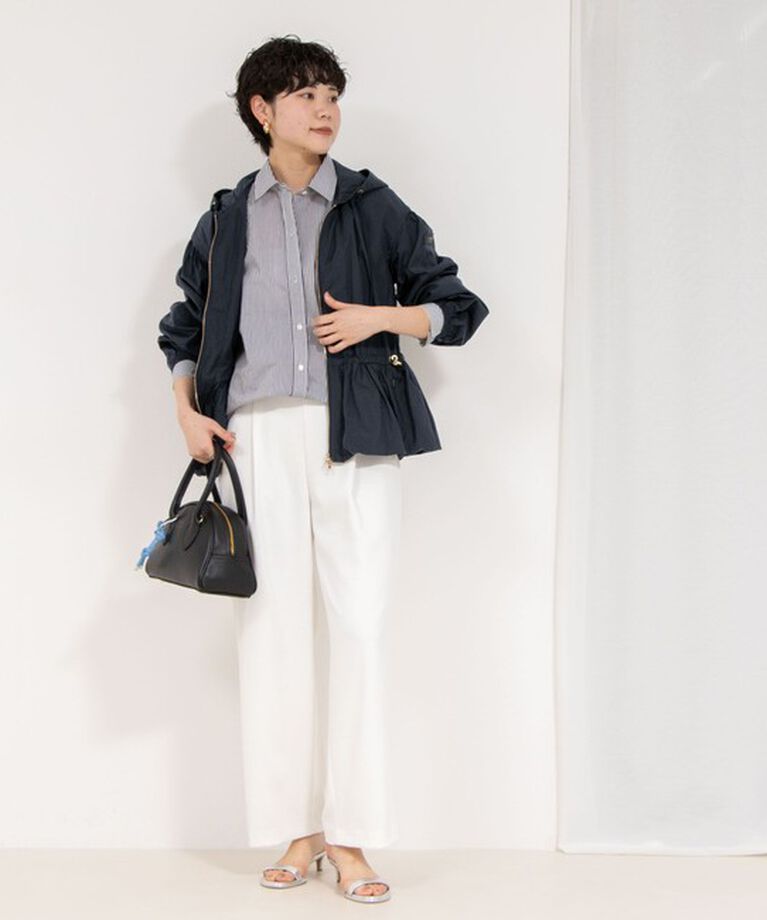 NOLLEY'S sophi「《セットアップ対応》ウォッシャブルツイルイージータックワイドパンツ」|その他|