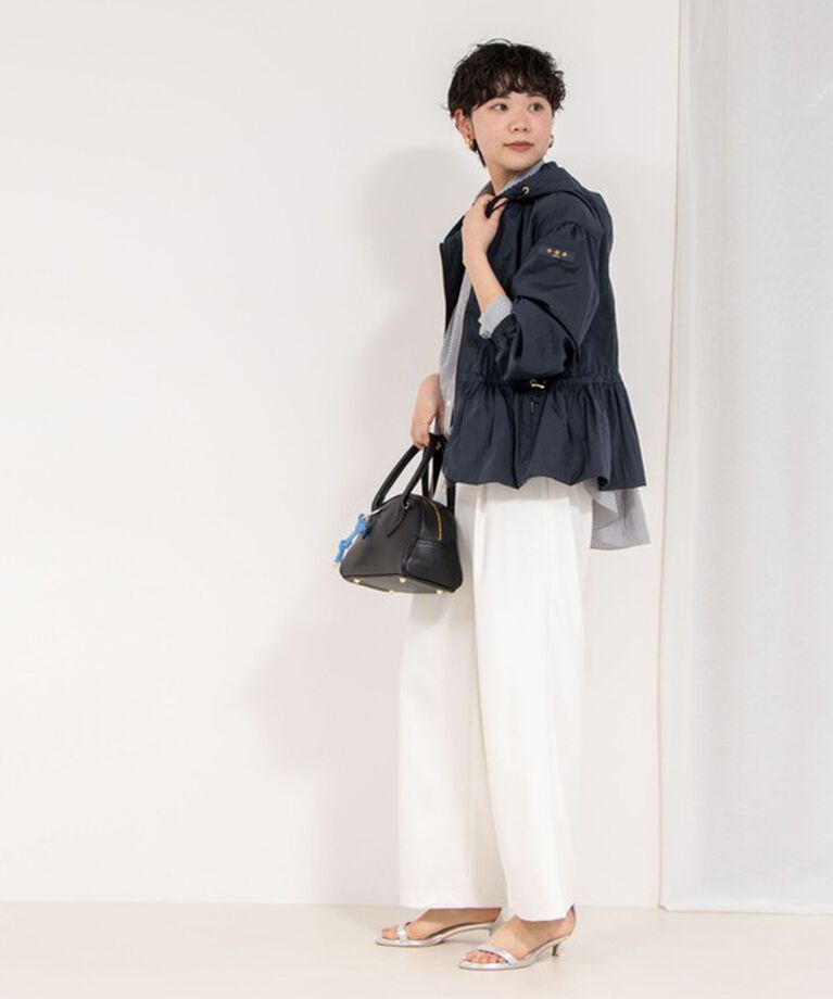NOLLEY'S sophi「《セットアップ対応》ウォッシャブルツイルイージータックワイドパンツ」|その他|