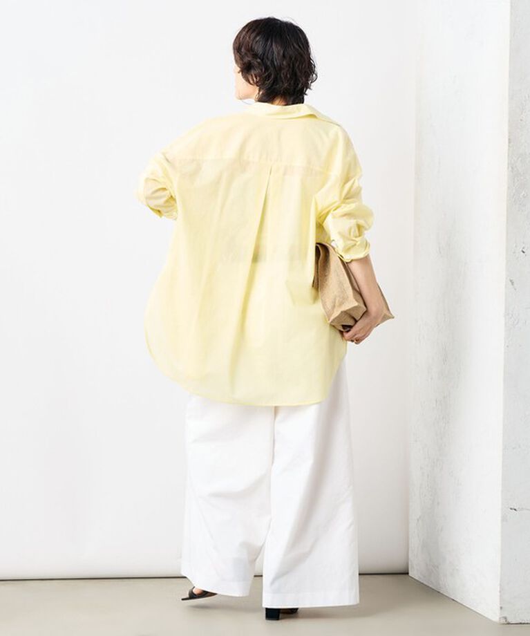 NOLLEY'S「◇【WEB限定】MY STANDARD シアーシャツ」|シャツ・ブラウス|