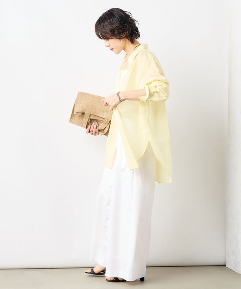 NOLLEY'S「◇【WEB限定】MY STANDARD シアーシャツ」|シャツ・ブラウス|