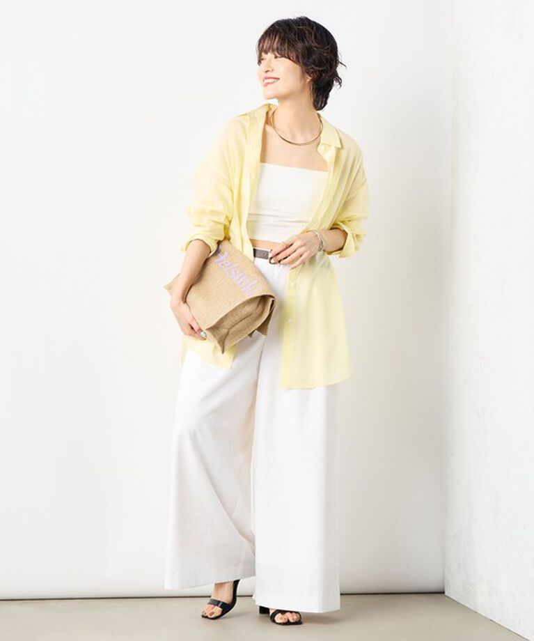 NOLLEY'S「◇【WEB限定】MY STANDARD シアーシャツ」|シャツ・ブラウス|
