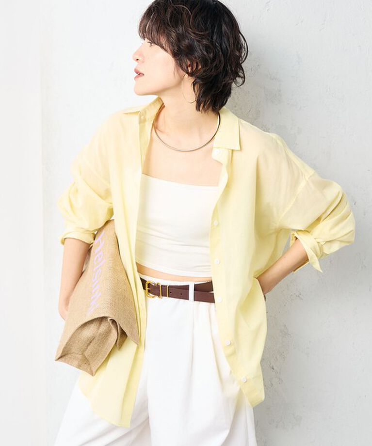 NOLLEY'S「◇【WEB限定】MY STANDARD シアーシャツ」|シャツ・ブラウス|